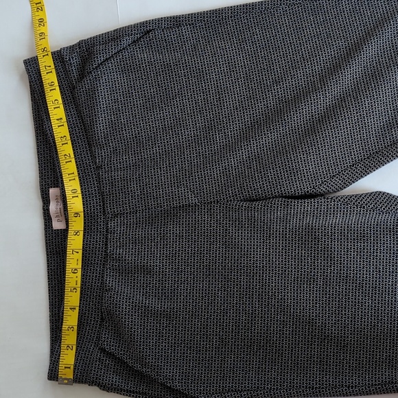 Philosophy Woman Stretch Waist Pants Plus 1X Black Off White Pockets - Picture 11 of 14